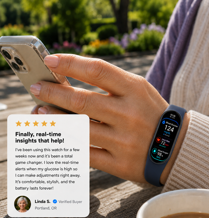 🔥80% OFF Launch Offer 🏆 2026 Pryxo™ M9 Non-Invasive Smart Band 📈12 health reports - No-Prick